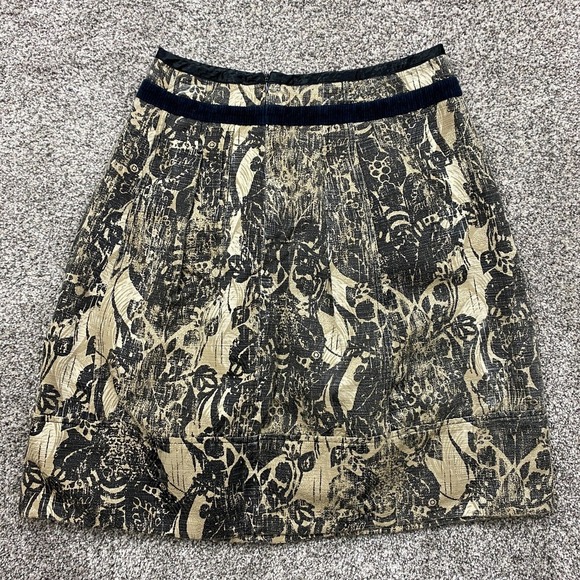 whimsygoth skirt‎ women's m  8-10 Witchy Psychedelic dark y2k Statement pocket - Picture 1 of 12